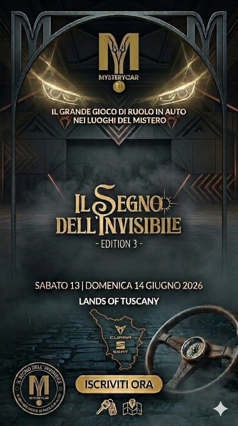 MYSTERY Car 2026  IL SEGNO DELL'INVISIBILE